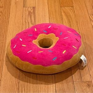 The Simpsons Homer Donut plush pillow 15 x 12 like new